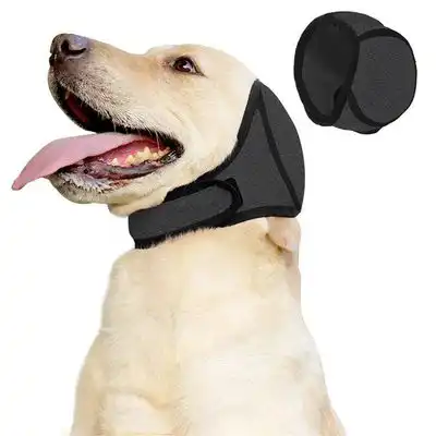 FurryFusion Protectores relajantes para las orejas del perro - Negro S - Furry Fusion - Comparador de precios