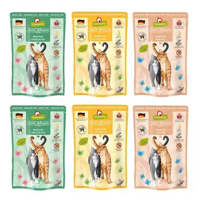 GranataPet DeliCatessen en sobres 6 x 85 g - Pack de prueba - Pack mixto II (carne pura) - Granatapet - Comparador de precios