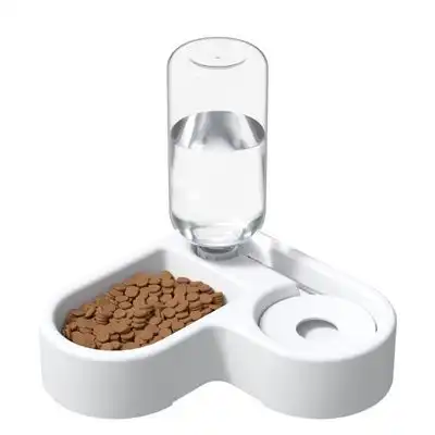 IntiMeg Dispensador de comida y agua para gatos 2 en 1 - Una pieza - IntiMeg - Comparador de precios
