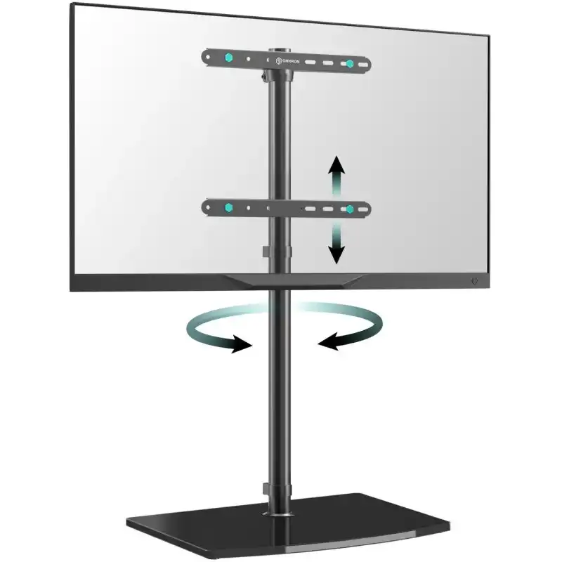 Onkron TS5065-B Soporte TV Giratorio 30"-60" Cristal Templado Hasta 41Kg Vesa 400x400 Negro - onkron - Comparador de precios