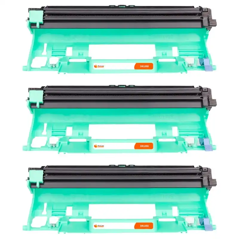 Pccom Essential Tambor Compatible con Brother DR1050 Negro Pack 3