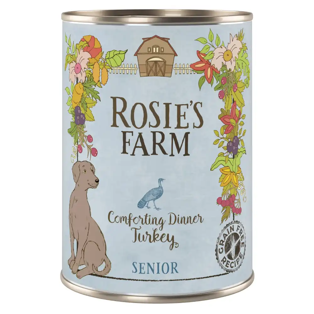 Rosie's Farm Senior 6 x 400 g  - Pavo