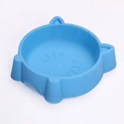 UAMLY Cuencos para mascotas de plástico grueso y resistente - azul - Uamly - Comparador de precios