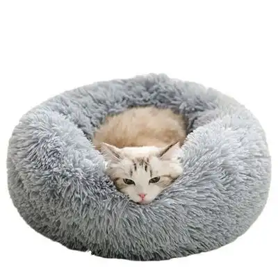 ZooVenture Cesta de peluche para perros - 4 cm, relleno de 20 cm, lavable - Gris claro - diámetro exterior 80 cm - Zooventure - Comparador de precios