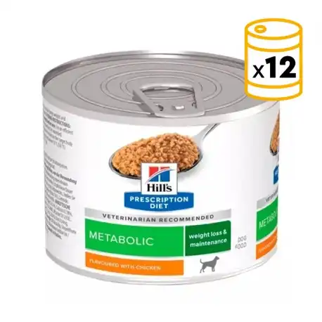 12x200gr Pack de Latas Hills Prescription Diet  Metabolic para perros - Hill's Prescription Diet - Comparador de precios