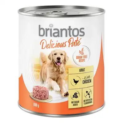 Briantos Delicious Paté 6 x 800 g - Pollo - briantos - Comparador de precios