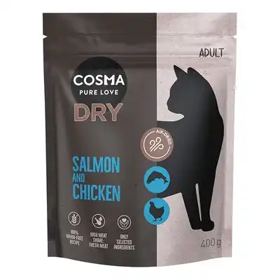 Cosma Air-Dried salmón y pollo pienso para gatos - 400 g - Cosma - Comparador de precios