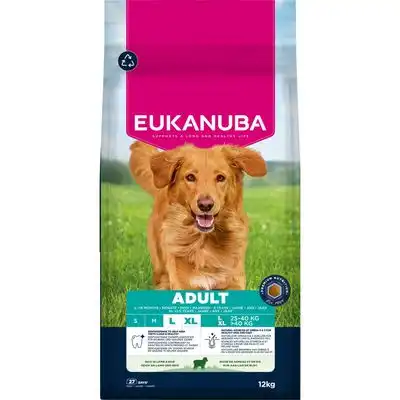 Eukanuba Adult Cordero y Arroz pienso para perros de raza grande - 12 kg - Eukanuba - Comparador de precios