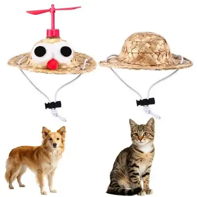 HausPets Juego de 2 adorables gorros ajustables de punto para perros gatos - 2 artículos - HausPets - Comparador de precios