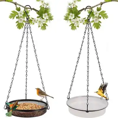 IntiMeg Comedero colgante para pájaros de 2 niveles - Una pieza - IntiMeg - Comparador de precios