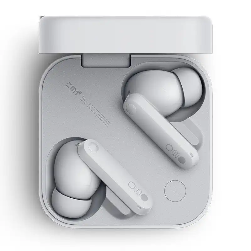 Nothing CMF Buds Pro 2 Auriculares Bluetooth con Cancelación de Ruido Activa 50dB Gris Claro