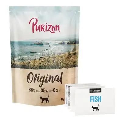 Purizon Sterilised Adult pescado, sin cereales - NUEVO: 2 kg - Purizon - Comparador de precios