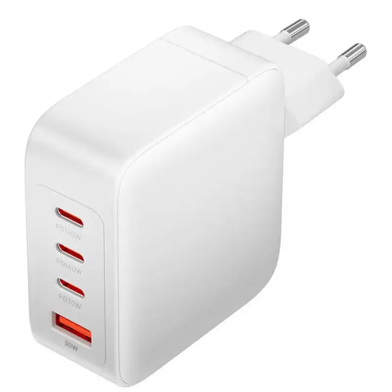Vention FEIW0-EU Cargador GaN de Pared 4 puertos PD 140W Blanco