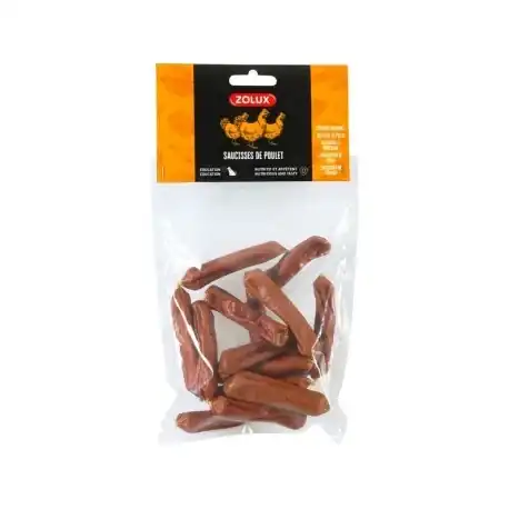 Zolux Snack Natural para Perro Salchichas de Pollo, 100 gr - Zolux - Comparador de precios