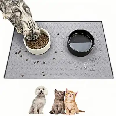 ZooVenture Alfombrilla de comida para perros y gatos - grande - Zooventure - Comparador de precios
