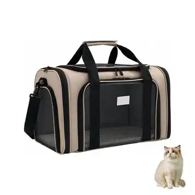 ZooVenture Bolsa de transporte para perros y gatos - Caqui - Zooventure - Comparador de precios