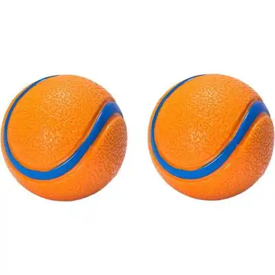 ZooVenture Pelotas de caucho natural para perros (2 unidades) - Juego de 2 piezas. Diámetro: 5 cm. - Zooventure - Comparador de precios