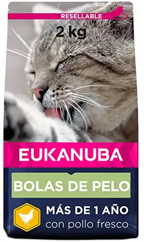 Eukanuba Cat Hairball 2 Kg.