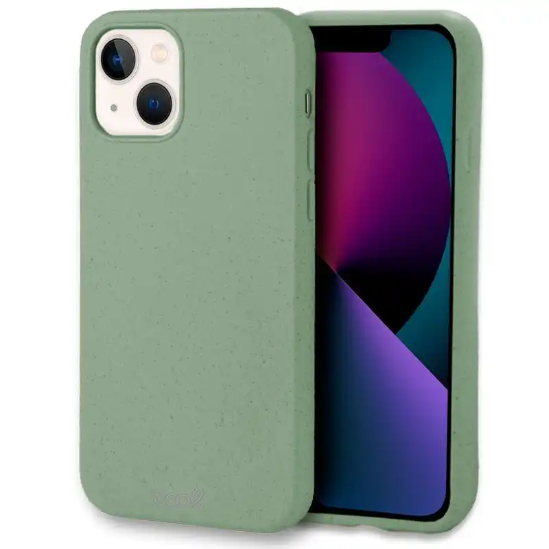 Cool Funda Eco Biodegradable para iPhone 13 Mini Verde