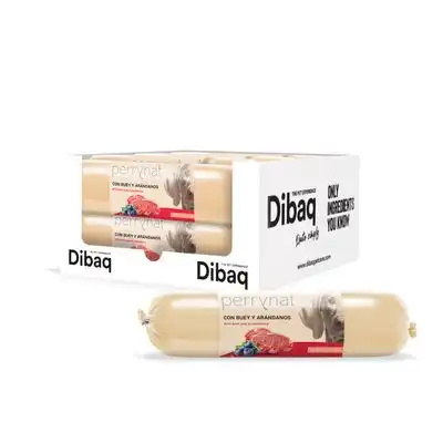 Dibaq Perrynat Salchicha Buey y arándanos para perros - 8 Salchichas x 800 g - Dibaq - Comparador de precios
