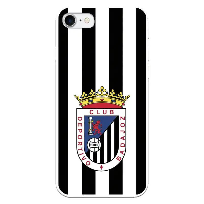 Funda Licencia Oficial Club Deportivo Badajoz Escudo Blanquinegro para iPhone 7