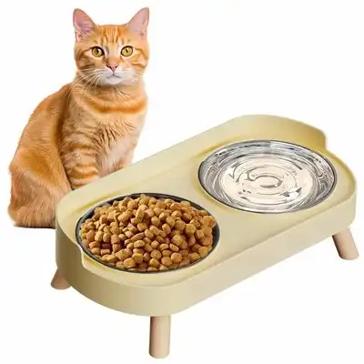 FurryFusion Juego de comederos elevados para gatos - Artículo 1 - Furry Fusion - Comparador de precios