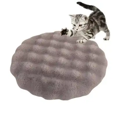IntiMeg Nido para gatos - cojín redondo de 50 cm - Gris - IntiMeg - Comparador de precios