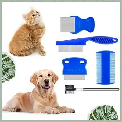 IntiMeg Peine antipulgas para mascotas, paquete de 5 - Artículo 1 - IntiMeg - Comparador de precios