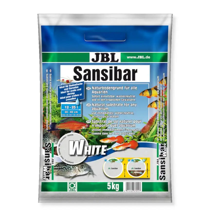 JBL Sansibar Sustrato Blanco para acuarios