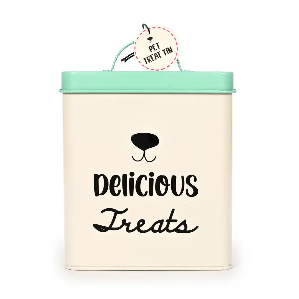 Lata "Delicious Treats" para snacks -  13,5 x 13,5 x 16 cm (L x An x Al)