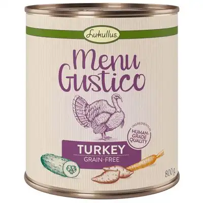 Lukullus Menú Gustico con pavo - 6 x 800 g - Lukullus - Comparador de precios