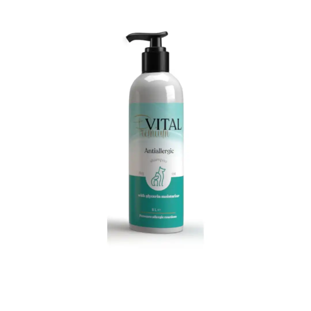 ROVETPHARMA Premium Vital Champú Natural Antialérgico para Perros y Gatos - 250 ml - Rovetpharma - Comparador de precios