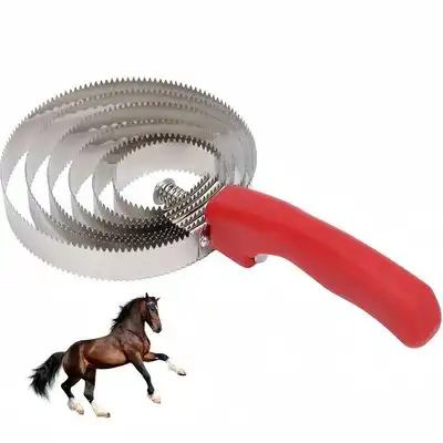 ZooVenture Cepillo para curry de caballo de acero inoxidable, cómodo y - 1 pieza - Zooventure - Comparador de precios