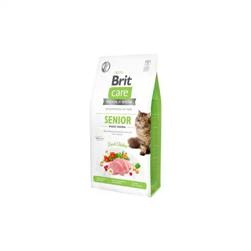 Brit care cat senior weight control pienso para gatos, Peso 2 Kg - Brit - Comparador de precios