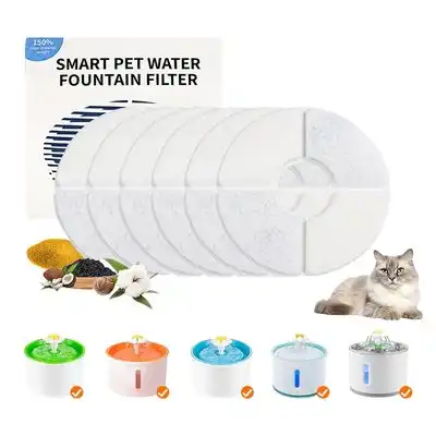 FurryFusion Cartucho de filtro redondo para dispensador de agua - Artículo 1 - Furry Fusion - Comparador de precios