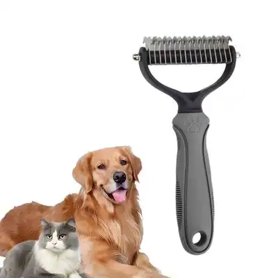 FurryFusion Cepillo de aseo para perros y gatos - Gris - Furry Fusion - Comparador de precios