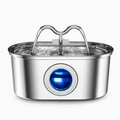 HausPets Dispensador automático filtro acero inoxidable 3,2 L gatos, perros - una pieza - HausPets - Comparador de precios