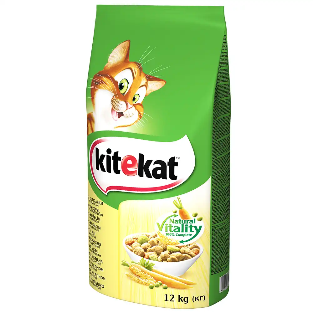 Kitekat Adulto Pollo y Verduras - 12 kg