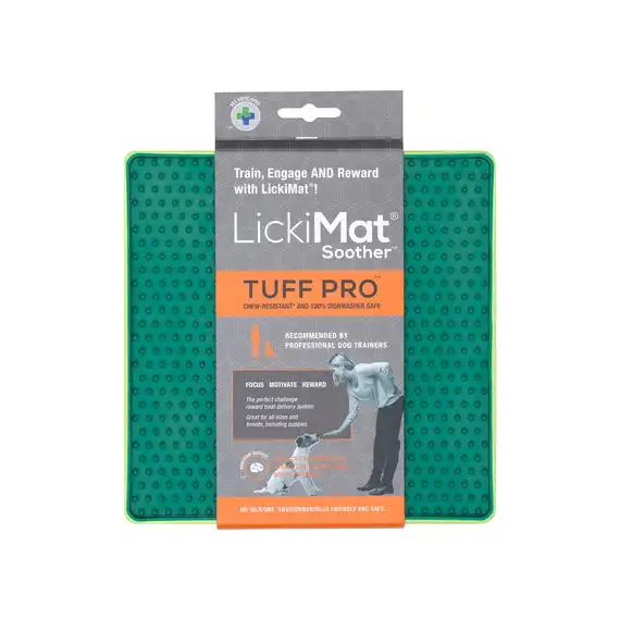 LickiMat Comedero Tuff Soother Pro Verde para perros - 300 ml - LickiMat - Comparador de precios