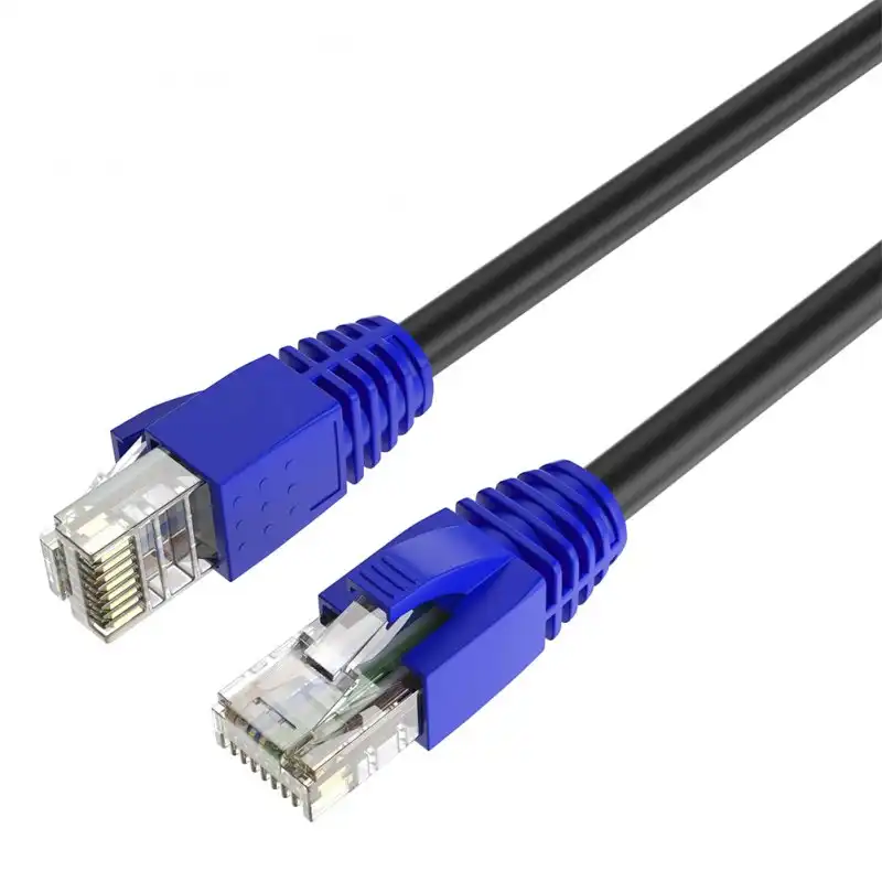 Max Connection Cable de Red RJ45 Cat.6 PVC 26AWG Exteriores 75m + 15 Bridas Negro