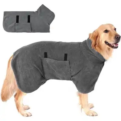 MCBOSON Albornoz de microfibra para perros, toalla absorbente secado rápido - Una pieza - Mcboson - Comparador de precios