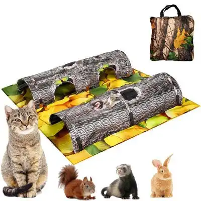MCBOSON Túnel para gatos, doble canal - 1 unidad - Mcboson - Comparador de precios