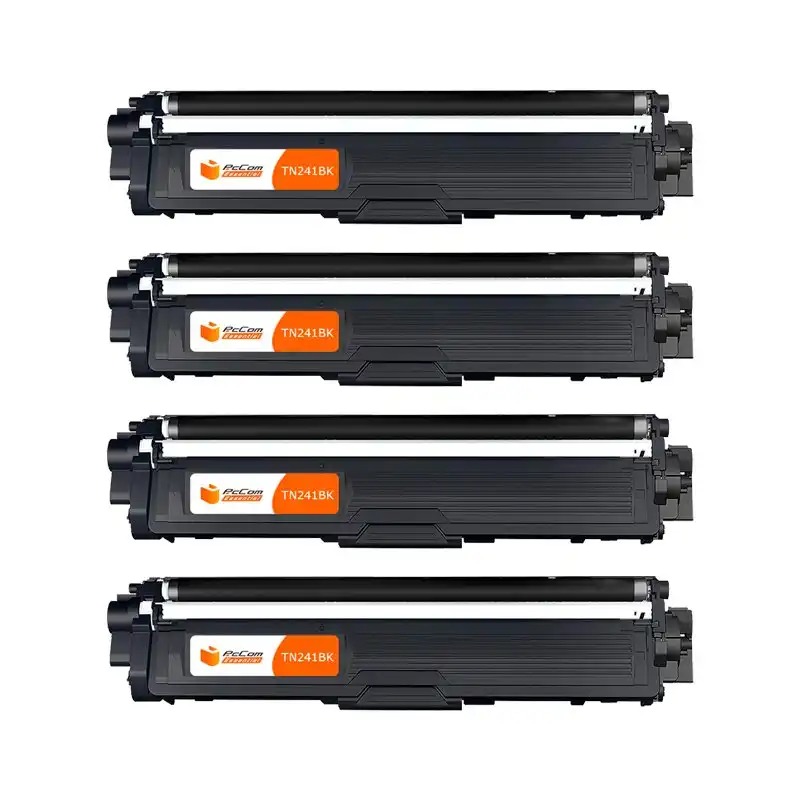 Pccom Essential Tóner Compatible con Brother TN241/TN242 Negro Pack 4