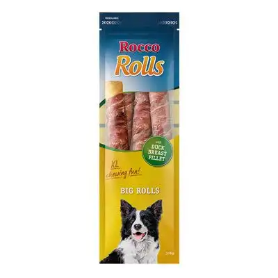 Rocco Big Rolls snack para perros - Pato 1 x 315g - Rocco - Comparador de precios