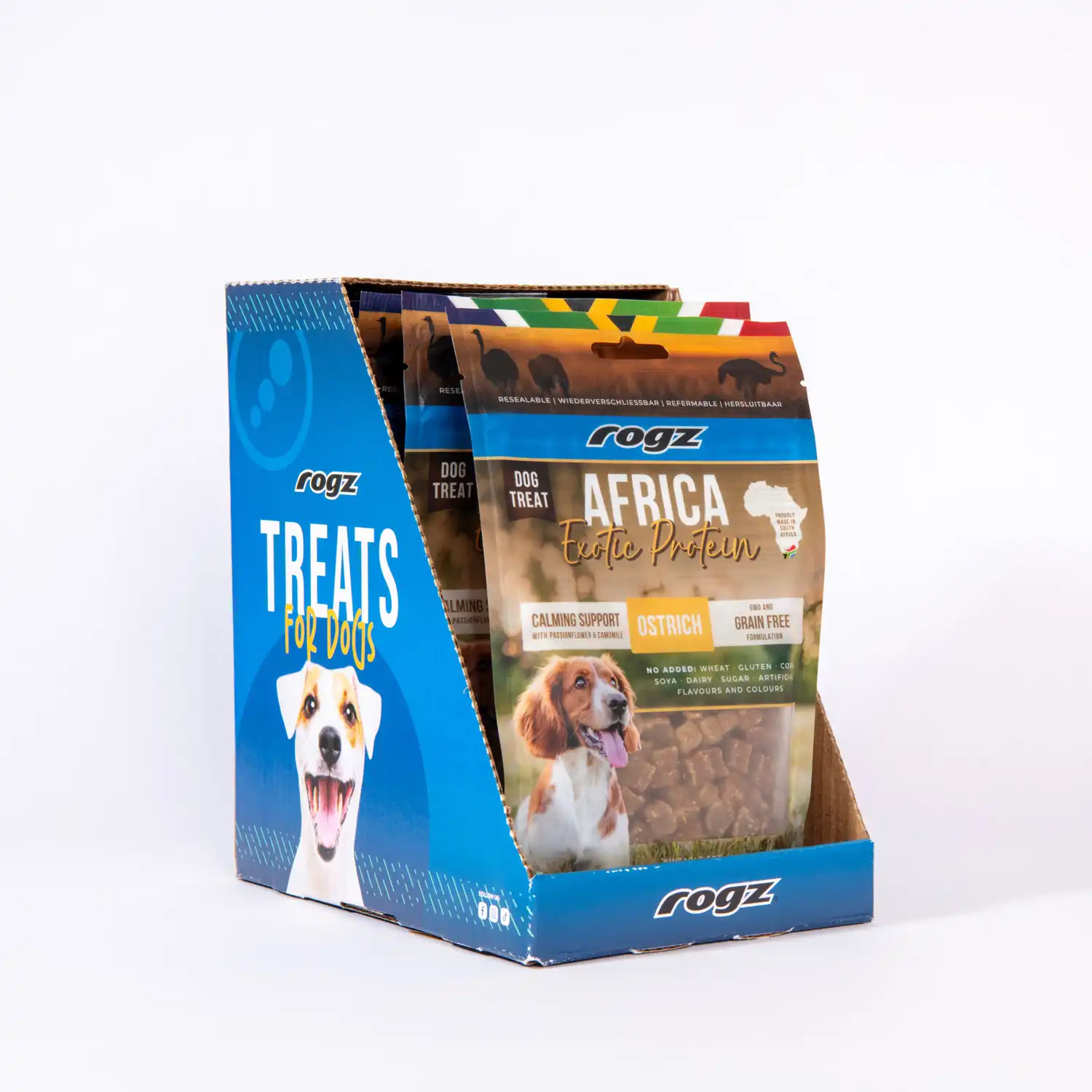 Rogz Snack Calmante Sin Cereales Avestruz para Perros - 600 g - Rogz - Comparador de precios