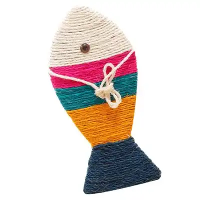 UAMLY Alfombrilla rascadora con forma de pez para cha - 1 pieza - Uamly - Comparador de precios