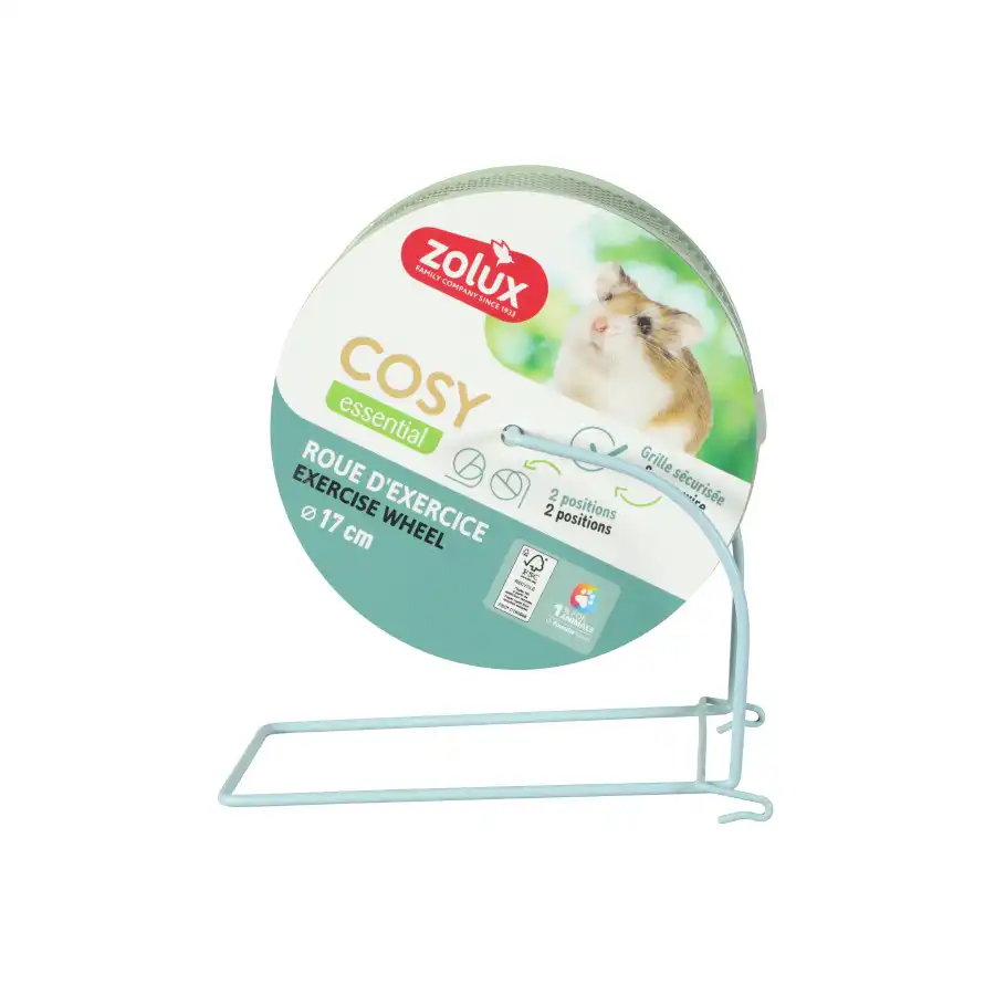 Zolux Cosy rueda de metal azul para roedores 17 cm - Zolux - Comparador de precios