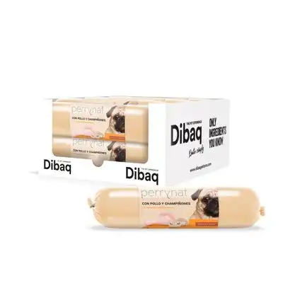 Dibaq Perrynat Salchicha Pollo y champiñones para perro - 8 Salchichas x 800 g - Dibaq - Comparador de precios
