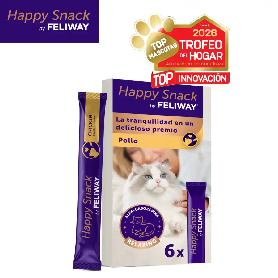 Feliway Happy Snack Pollo snack líquido relajante para gatos 24 sobres x 10 g - Feliway - Comparador de precios