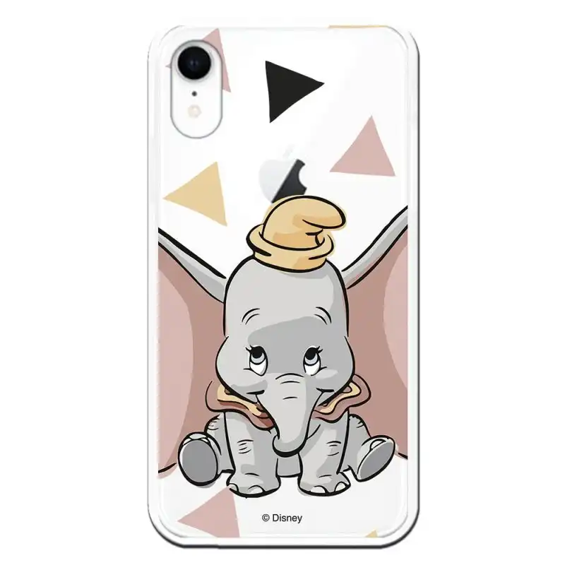 Funda Oficial Disney Dumbo Silueta Transparente para iPhone XR